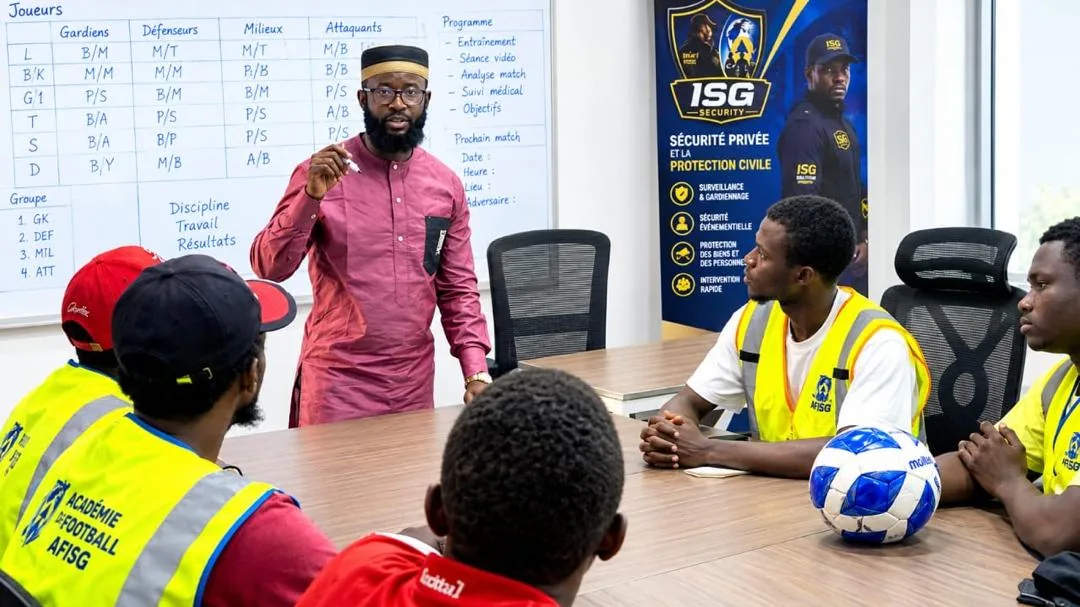 Session de formation d'une équipe opérationnelle ISG